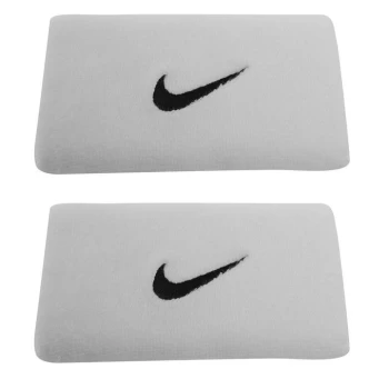 image of Nike Double Wrist Band - White