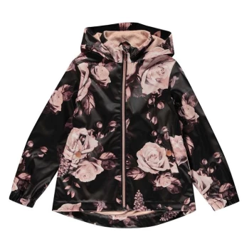 image of Firetrap PU Rain Mac Infant Girls - Midnight Floral