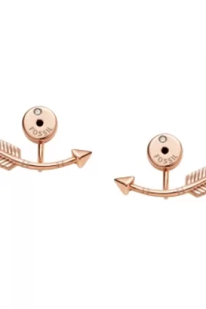 Image of Fossil Jewellery Arrow Ear Jacket Earrings JEWEL JF02391791