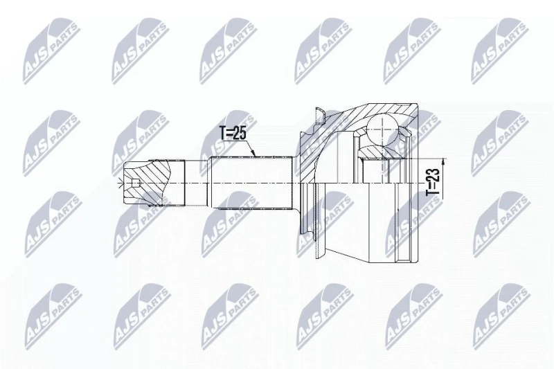 Image of NTY CV joint kit NTY NPZ-PL-042