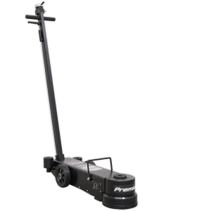 image of Sealey YAJ20-60LR Air Operated Telescopic Long Reach and Low Entry Trolley Jack 60 Tonne