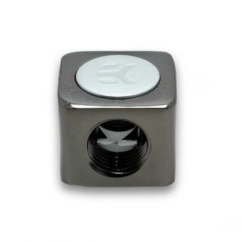 Image of EK Water Blocks EK-AF X-Splitter 4F G1/4 - Black Nickel