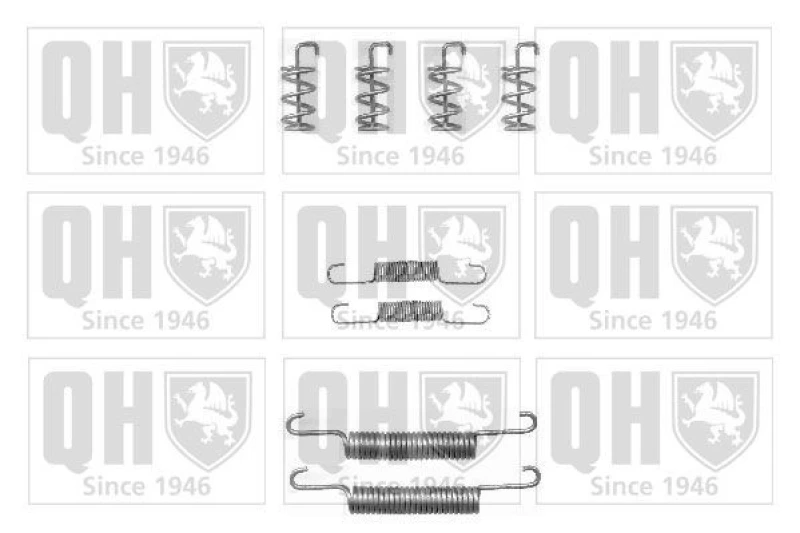 Image of QUINTON HAZELL Brake shoe fitting kit QUINTON HAZELL BFK466