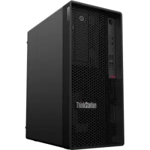 image of Lenovo ThinkStation P340 TWR Workstation Desktop, Intel Xeon W-1250P 4.1GHz, 16GB RAM, 512GB SSD, Slim DVD, Intel UHD, Windows 10 Pro 64 for Workstati