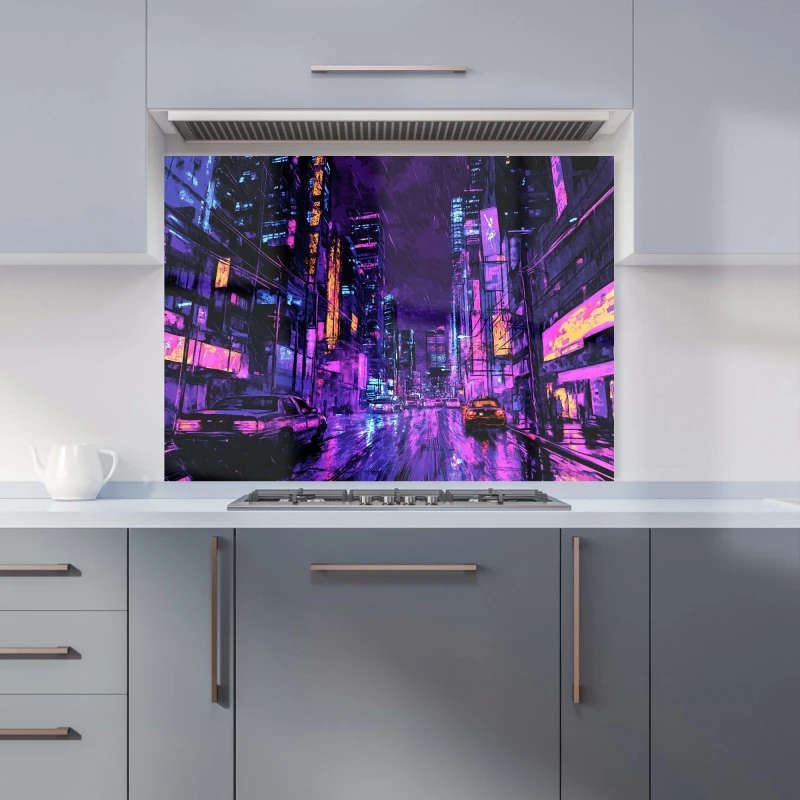Image of Designer Kitchen Splashbacks Dante Mercer: 00006 Kitchen Splashback Size: 600mm x 750mm Multicolor Unisex 600mm x 750mm