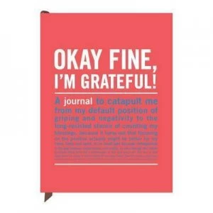 Image of Okay Fine Im Grateful Mini Inner-Truth Journal by Knock Knock Paperback