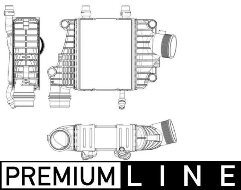 Image of Intercooler MAHLE CI 410 000P