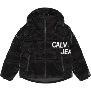 Image of Calvin Klein Jeans Institutional Oversized Jacket - CK BLACK BEH