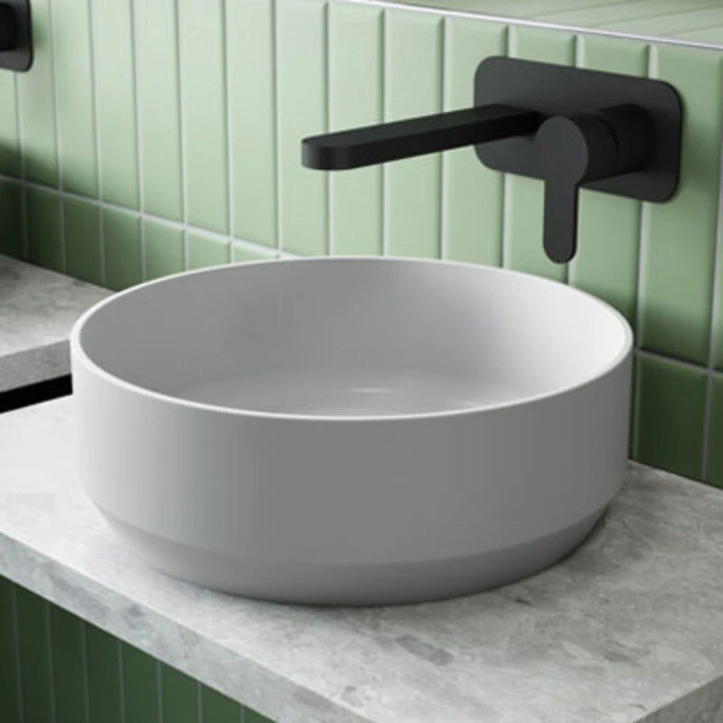 Image of nuie Round Vessel 350x350x120mm, White NBV262