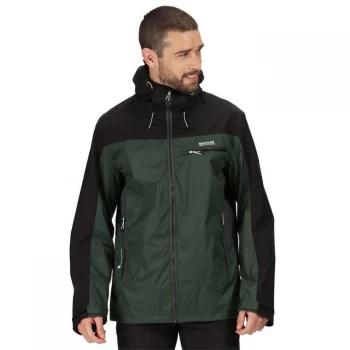 Image of Regatta Highton Stretch Waterproof Jacket - DpForest/Blk