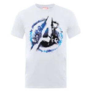 Image of Marvel Avengers Assemble Flared T-Shirt - White - L