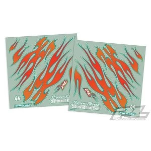 Image of Proline Hot Rod Shop Red/Blue Universal Graphics Kit