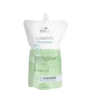 image of Wella Professionals Elements Calming Shampoo, Pouch 1000ml