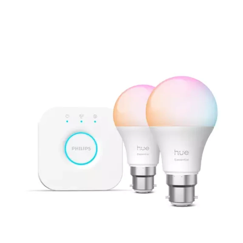 Image of Philips Hue Essential WCA 806 A60 B22 2kit UK 929004269603