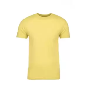 Image of Next Level Adults Unisex Suede Feel Crew Neck T-Shirt (3XL) (Banana Cream)