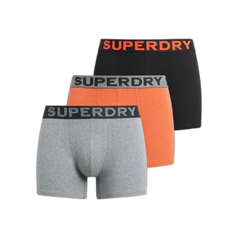 Image of Superdry Underpants Superdry (x3) Orange Male S