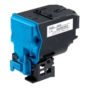 Image of Konica Minolta TNP48C 10K Pages Cyan Laser Toner Ink Cartridge