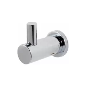 image of Wall Mounted Chrome Infinity Bathroom Robe Hook - Chrome