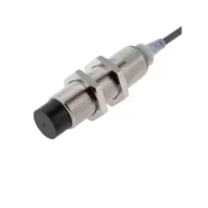 Image of Proximity Sensor, Inductive, Brass-nickel, Short Body, M18, Non-shielded, 16MM, DC, 3-Wire, PNP-NO, 2M Prewired