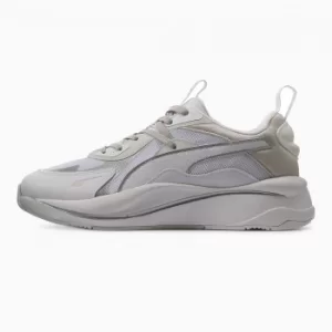 image of PUMA Rs-Curve Glow Womens Trainers, White/Nimbus Cld/Sil Size 6 Shoes