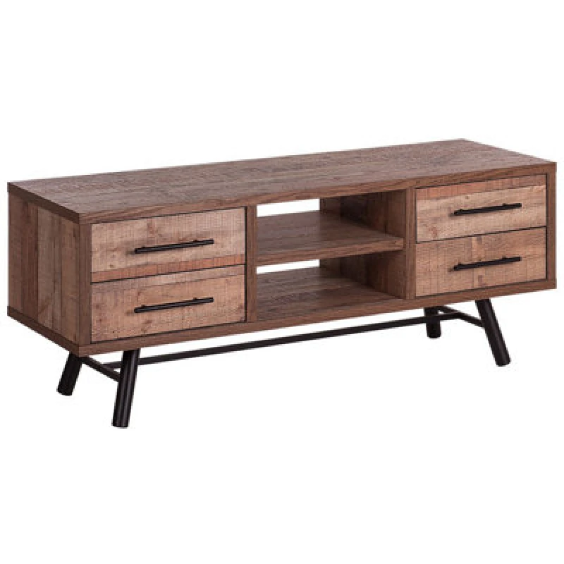 Image of Beliani Retro TV Stand Atlanta Brown