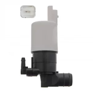 Image of Windscreen Washer Pump Water Pump window headlight cleaning 36333 Febi Bilstein