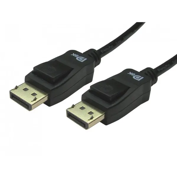 image of Cables Direct 0.5m DisplayPort V1.4 Certified HBR3 8K Video Cable