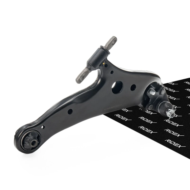 Image of RIDEX 273C1950 Suspension arm Control Arm, Steel, with rubber mount Steel Track Control Arm (273)
