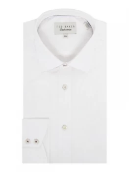 Image of Ted Baker Mens Irrit Bold Tonal Floral Shirt White