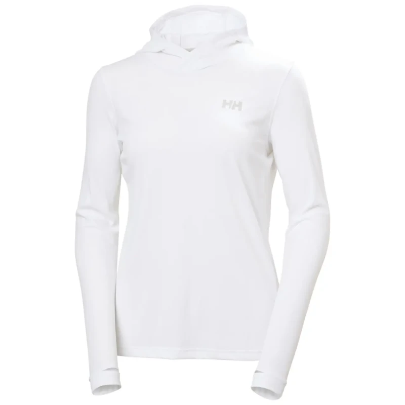 Image of Womens hooded sweatshirt Helly Hansen Lifa Active Solen Blanc Female L