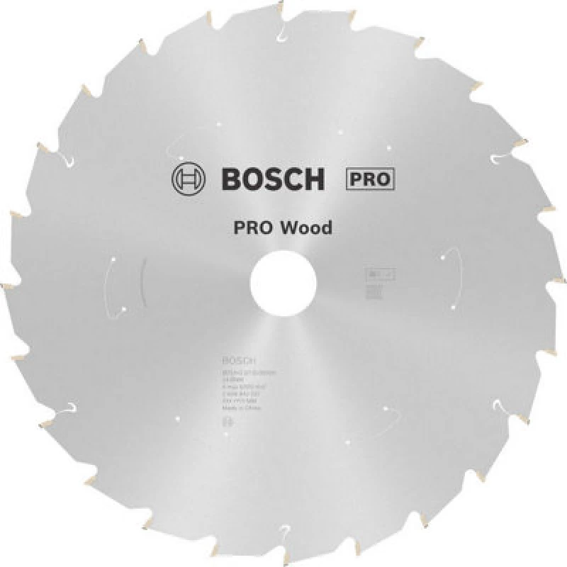 Image of Bosch PRO Cordless Wood Cutting Circular Saw Blade 2608842237 Diameter: 254mm