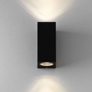 Image of Outdoor Up Down Wall 2 Light Black IP44, GU10