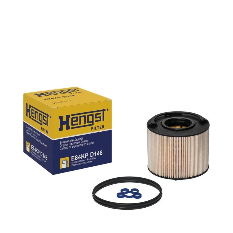 Image of HENGST FILTER E84KP D148 Fuel Filter with gaskets/seals Fuel filter (9)