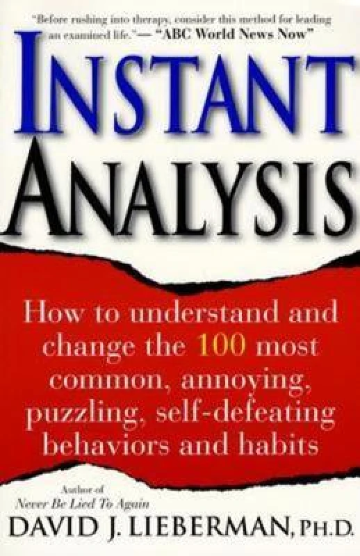 Image of Instant Analysis by David J Lieberman Hardback