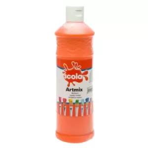 Image of Scola AM600/22 Artmix Ready-mix Paint 600ml - Orange