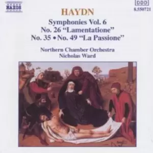 image of Symphonies Vol6 26 35 & 49 by Joseph Haydn CD Album