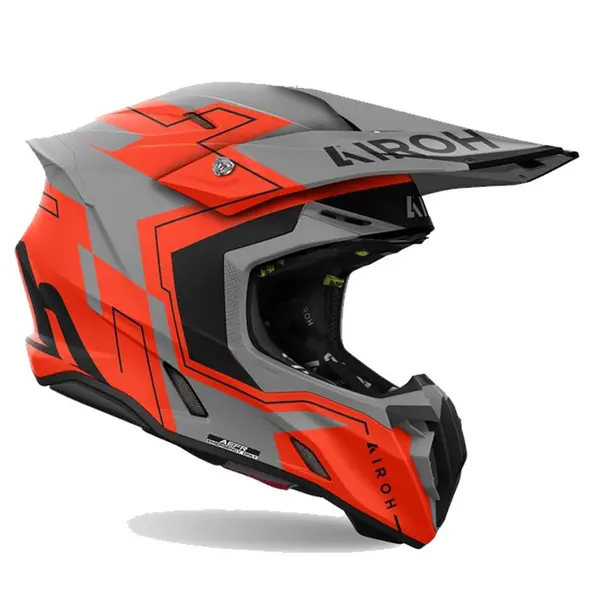 Image of Airoh Twist 3 Dizzy Fluorescent Orange Offroad Helmet Size M