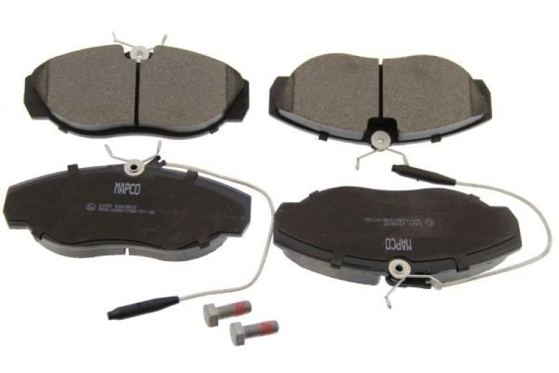 Image of MAPCO 6433 Brake pad set Front Axle, incl. wear warning contact Brake Pad Set,disc brake (402)