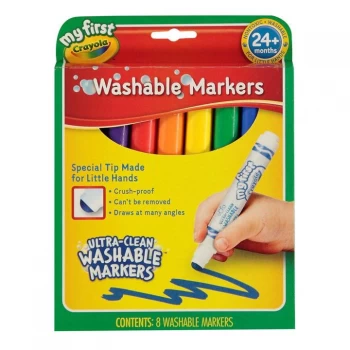 image of Crayola 1st Marker Pens - 8Pk