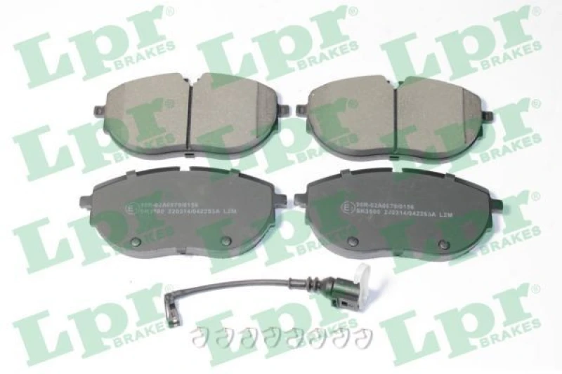 Image of LPR Brake pad set LPR 05P2253A