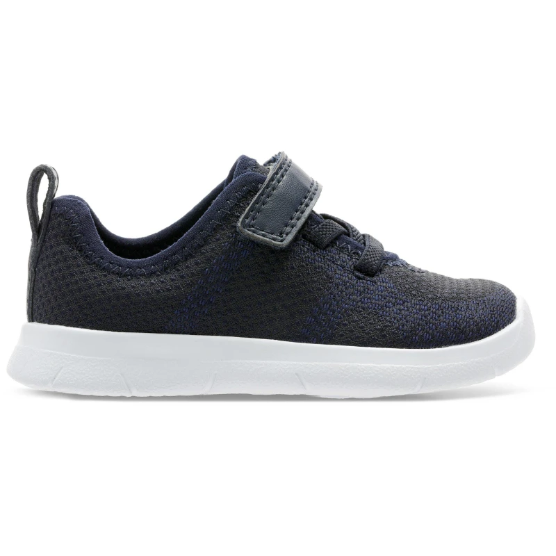 Image of Clarks Infants Ath Flux Trainers - Blue Blue C4