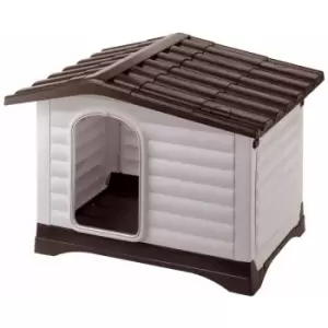 Image of Doghouse Villa 90 Grey 88x72x65cm - Ferplast