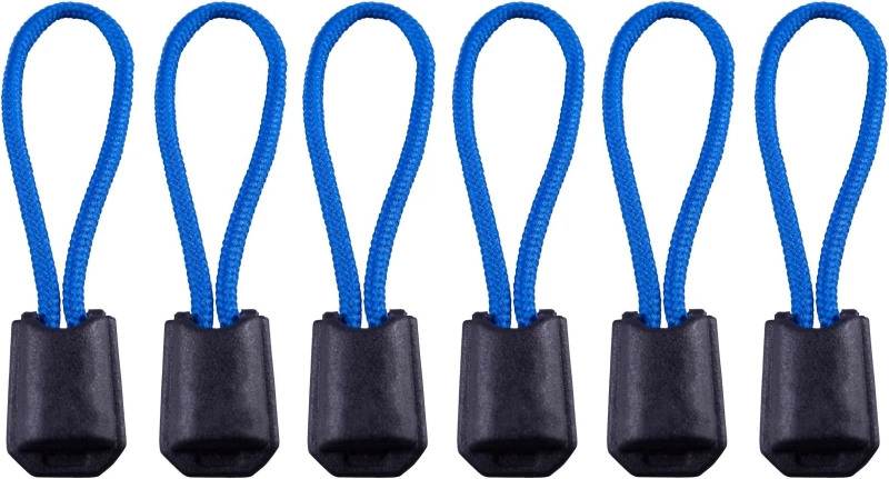 Image of Aidapt Zipper Pulls Pack Of 6 Blue