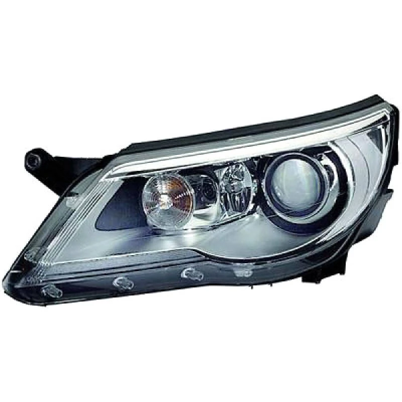Image of DIEDERICHS 2255084 Headlights D1S, Right, with motor for headlamp levelling, Bi-Xenon Headlight (259)