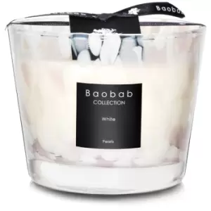 Image of Baobab Collection White Pearls Scented Candle 10cm