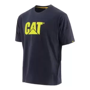 Image of Caterpillar Mens TM Logo Short Sleeve T-Shirt (L) (Navy)