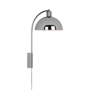 Image of Ellen Dome Wall Lamp Chrome E14