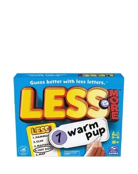 image of Less is More Family Word Game