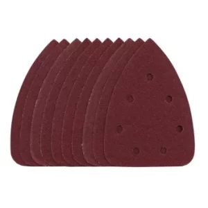 Image of Draper Detail Sanding Sheets with Hook and Loop, 140mm, 80 Grit, SSD6 (Pack of 10)