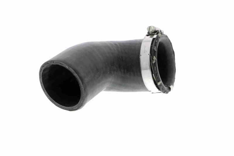 Image of VAICO V10-2881 Turbocharger Hose Rubber with fabric lining, Q+, original equipment manufacturer quality Rubber with fabric lining Charger Intake Hose